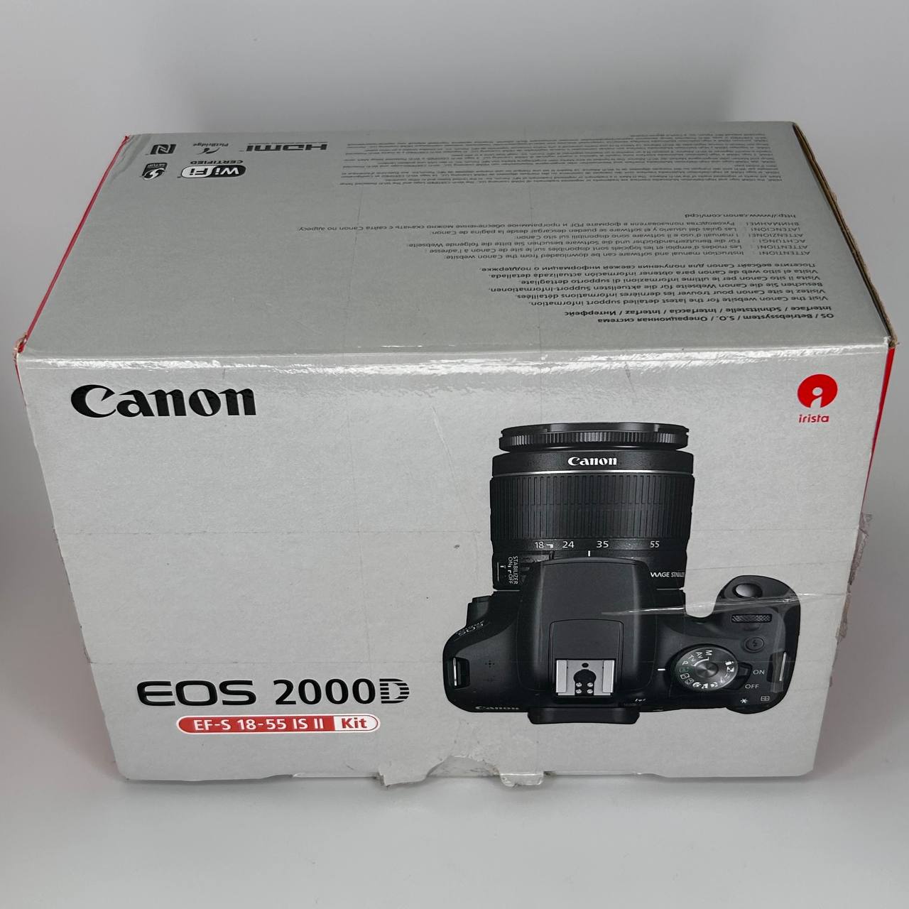 Canon EOS 2000D + Canon EF-S 18-55mm IS II Kit