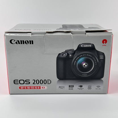 Canon EOS 2000D EF-S 18-55 IS II Kit - garanzia 12 mesi - reso 30 giorni gratuito