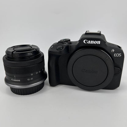 Canon EOS R50 + RF-S 18-45mm f/4.5-6.3 IS STM usata garantita