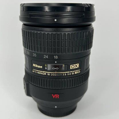 Nikon AF-S DX Nikkor 18-200mm f/3.5-5.6G IF-ED VR usata garantita