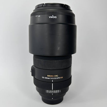 Sigma 120-400mm f/4.5-5.6 APO DG OS HSM - Attacco Nikon usato